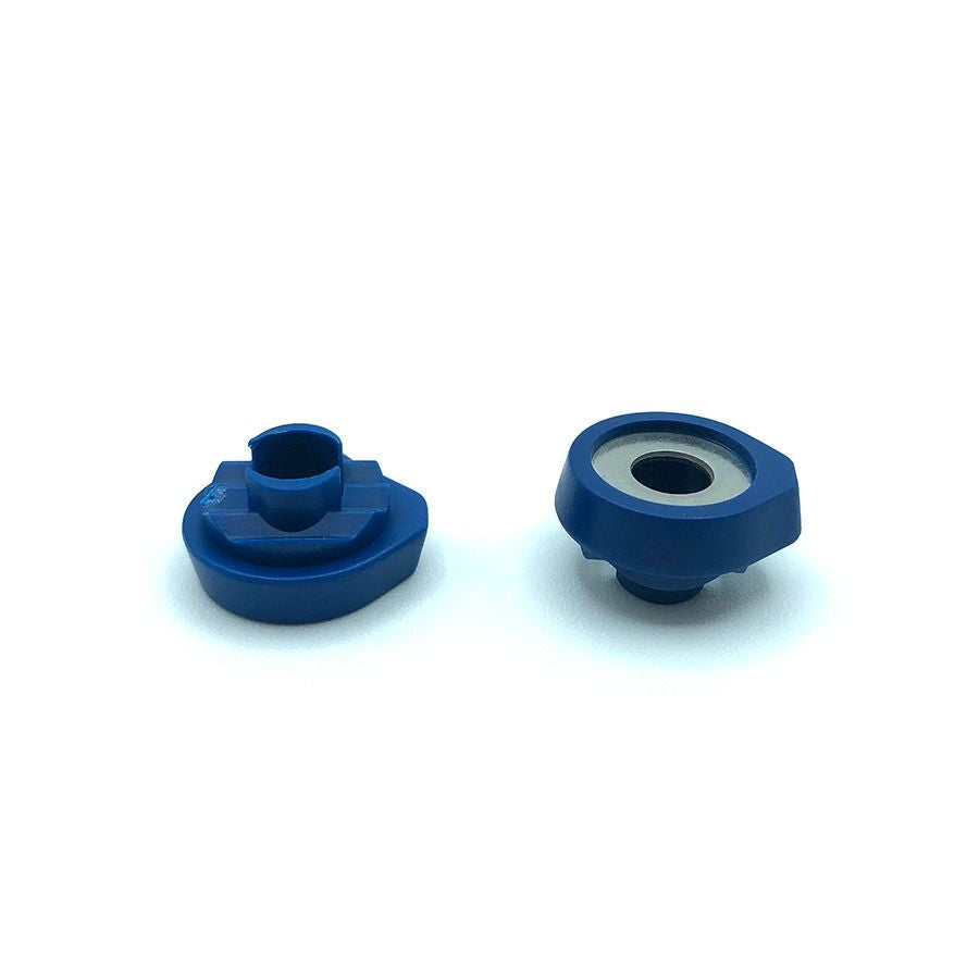 Crazyfly Hexa Binding Screws And Washers - Blue (set Of 4)