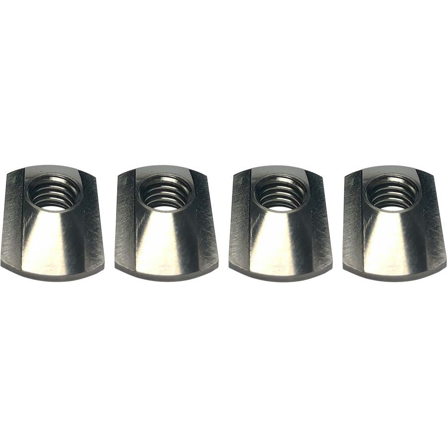 Foilite - M8 Titanium Hydrofoil Hardware Set - 4 Track Nuts And 4 M8 Screws