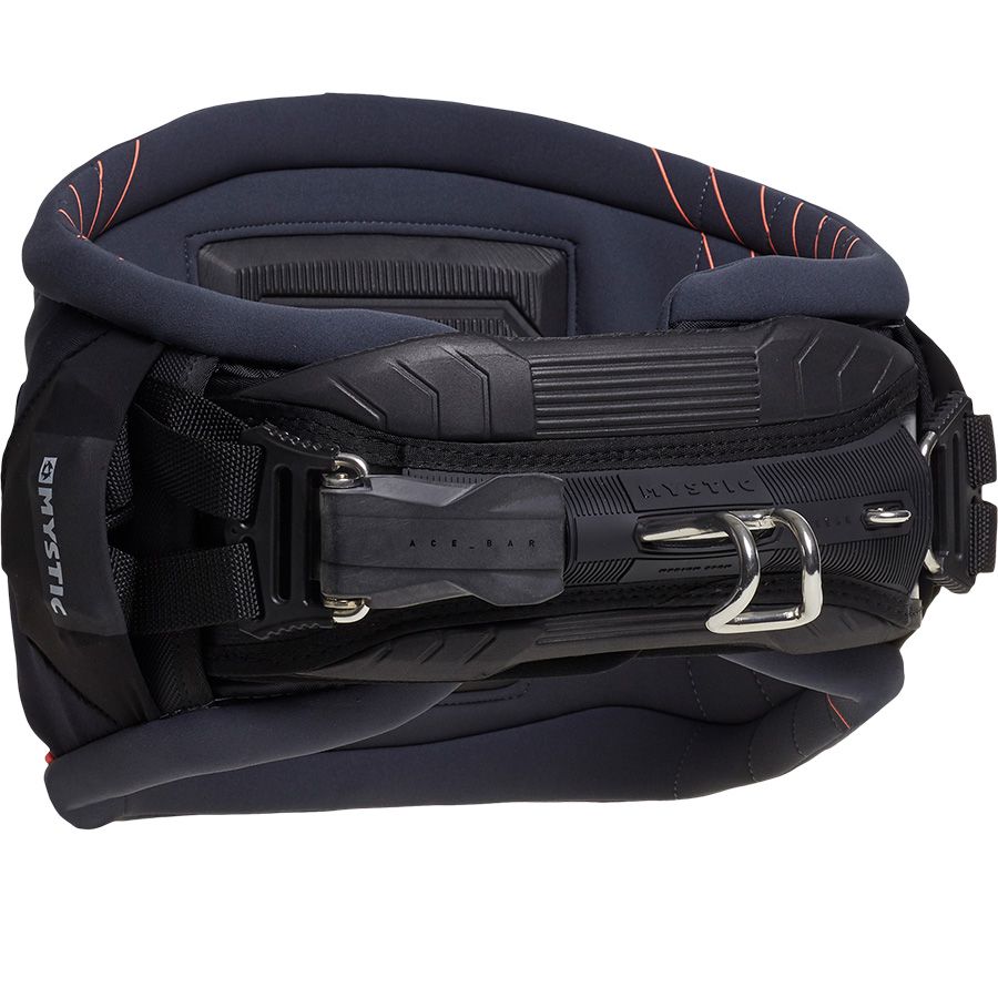 Mystic Warrior Kiteboarding Waist Harness - Dark Grey