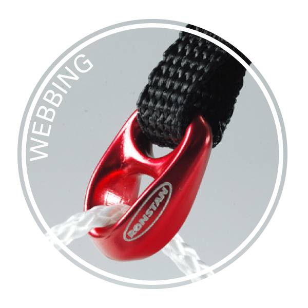 Ronstan Shock Block Sheaveless Pulley (Sold Individually)