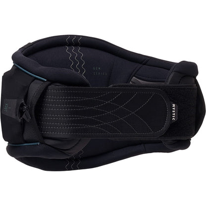  2023 Mystic Gem BK Womens Kiteboarding Waist Harness - Black/Glitter - 20% Off