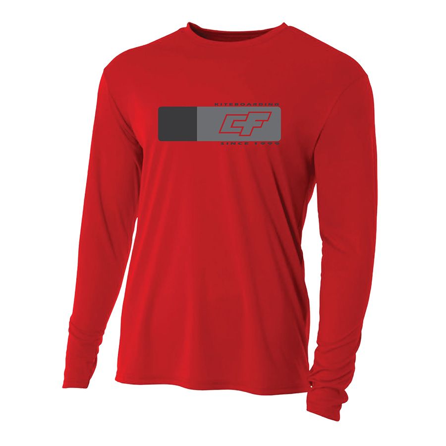  Crazyfly Long Sleeve Water Jersey - Red