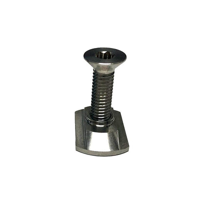  Foilite - M6 Titanium Hydrofoil Hardware Set - 4 Track Nuts And 4 M6 Screws