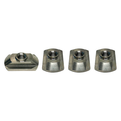 Foilite - M6 Titanium Hydrofoil Hardware Set - 4 Track Nuts And 4 M6 Screws