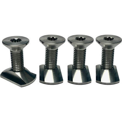  Foilite - M8 Titanium Hydrofoil Hardware Set - 4 Track Nuts And 4 M8 Screws