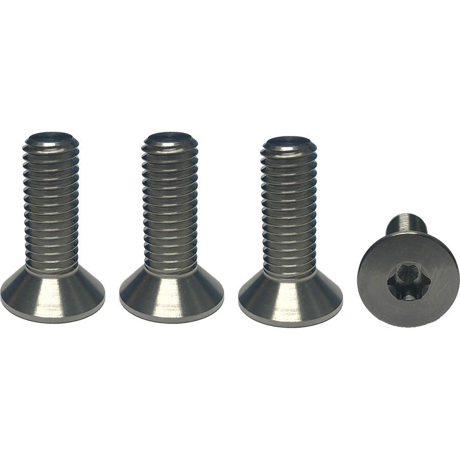  Foilite - M8 Titanium Hydrofoil Hardware Set - 4 Track Nuts And 4 M8 Screws