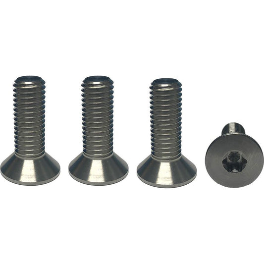  Foilite - M8 Titanium Hydrofoil Hardware Set - 4 Track Nuts And 4 M8 Screws