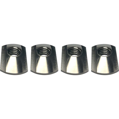 Foilite - M8 Titanium Hydrofoil Hardware Set - 4 Track Nuts And 4 M8 Screws