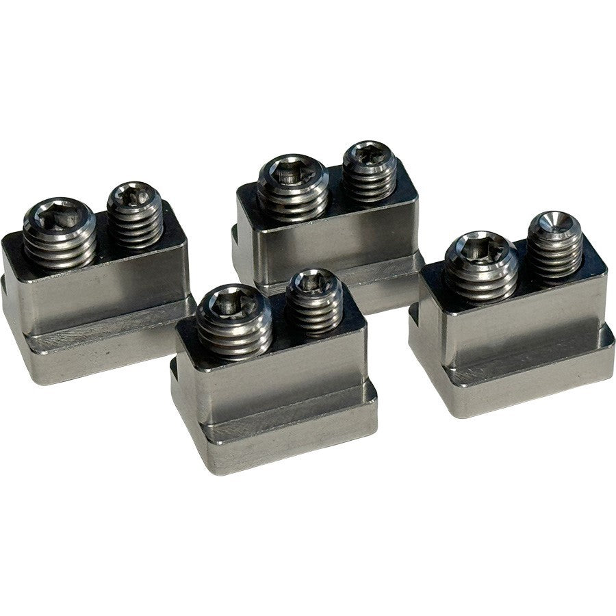  Foilite - Titanium Hydrofoil Track Lock Universal Track Nut - Set Of 4