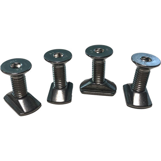  M8 Hydrofoil Stainless Steel Track Nuts(4) And M8 X 25mm Mounting Screws(4)