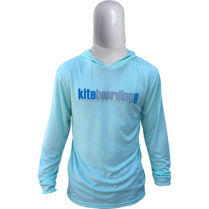  Kiteboarding.com Hooded Long Sleeve Water Jersey - Mint - 40% Off