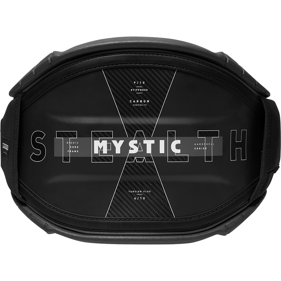  Mystic Stealth Kiteboarding Waist Harness - Black
