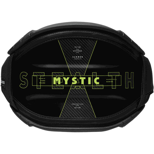  Mystic Stealth Kiteboarding Waist Harness - Black / Lime