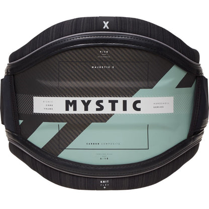  Mystic Majestic X Kiteboarding Waist Harness - Black / Green - 20% Off