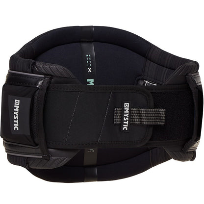  Mystic Majestic X Kiteboarding Waist Harness - Black / Green - 20% Off