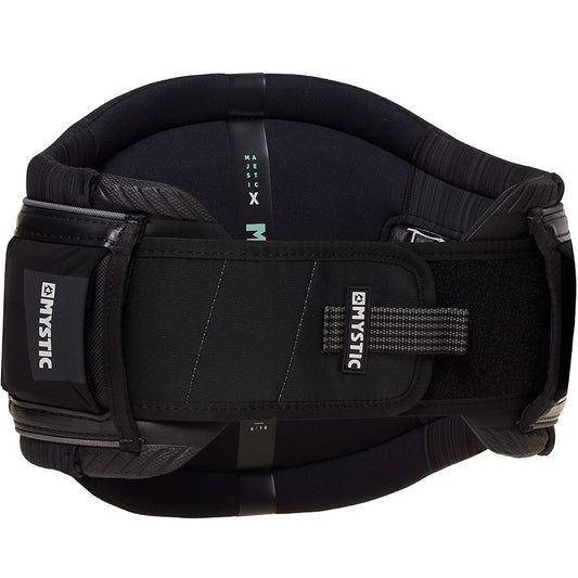  Mystic Majestic X Kiteboarding Waist Harness - Black / Green - 20% Off