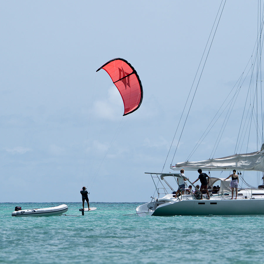  2025 Naish Boxer Single Strut Freeride/Foiling Kite - 6m - Coral Red - 25% Off