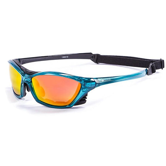  Ocean Lake Garda Kiteboarding Water Shades - Blue Transparent W/Red Revo Lens