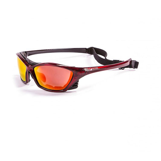  Ocean Lake Garda Kiteboarding Water Shades - Red Transparent W/Red Revo Lens