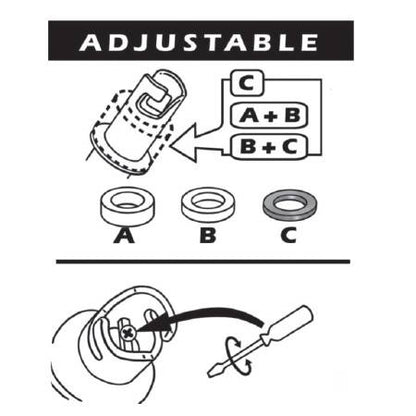  PKS H3 Adjustable SUP Style Flysurfer/Naish Pump Adapter