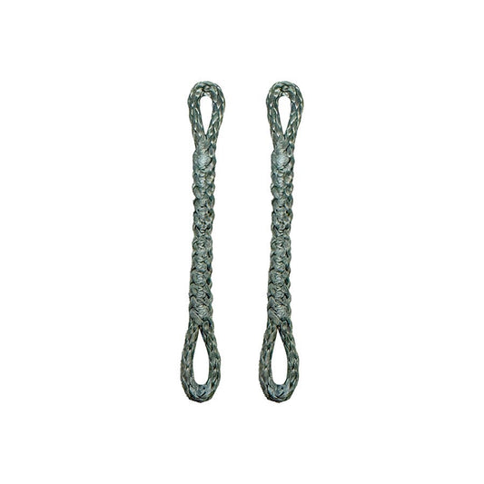  Slingshot Pigtail Loop-loop, 3.5 Inches, (Grey) (set Of 2)